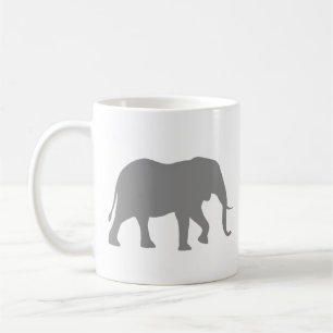 Afrikanische ElefantenSilhouetten Wildtier Tasse