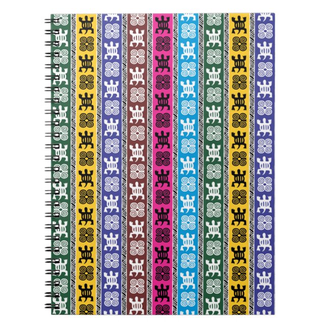 afrikanische Element-Art-Notebook Notizblock (Vorderseite)