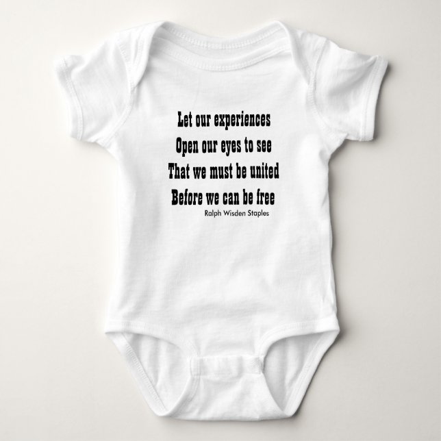 afrikanische Erfahrung Baby Strampler (Vorderseite)