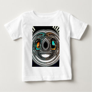 afrikanische Ethnic Doodle Zebra Textured Art Prin Baby T-shirt