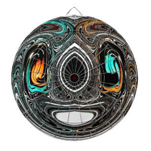 afrikanische Ethnic Doodle Zebra Textured Art Prin Dartscheibe