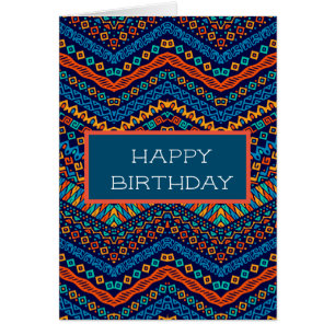 Afrikanische ethnische Muster Funkfarben