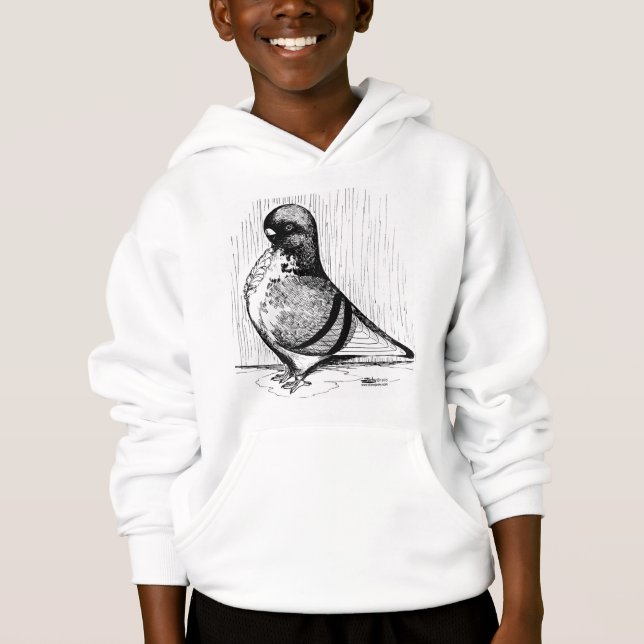 Afrikanische Eule-Taube 1978 Hoodie (Vorderseite)