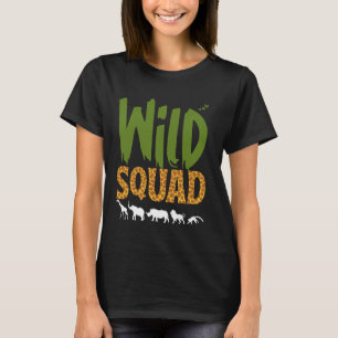 Afrikanische Familie Urlaub Wilder Squad Funny Mat T-Shirt