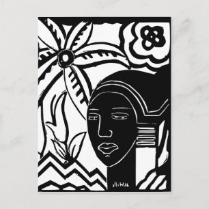 Afrikanische Fantasie Postkarte