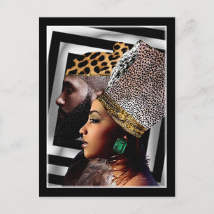 Afrikanische Feier Postkarte