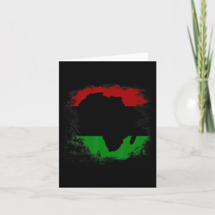 Afrikanische Flagge Afrikanischer Kontinent Karte