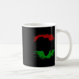 Afrikanische Flagge Afrikanischer Kontinent Karte Kaffeetasse