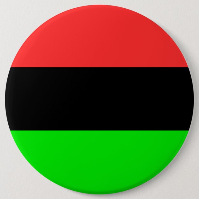 Afrikanische Flagge Button (Vorderseite)