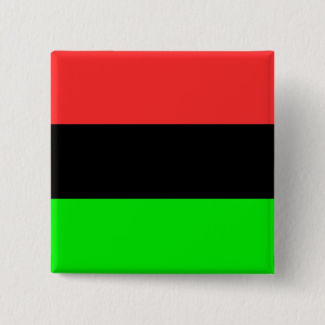 Afrikanische Flagge Button (Vorderseite)