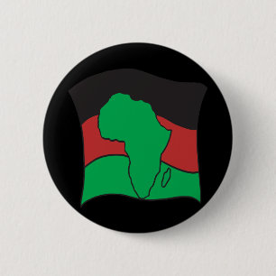 Afrikanische Flagge Button
