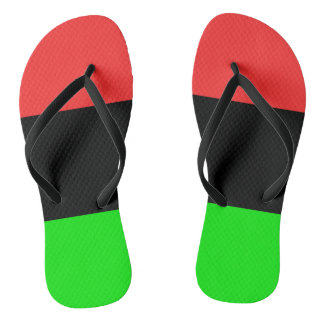 Afrikanische Flagge Flip Flops