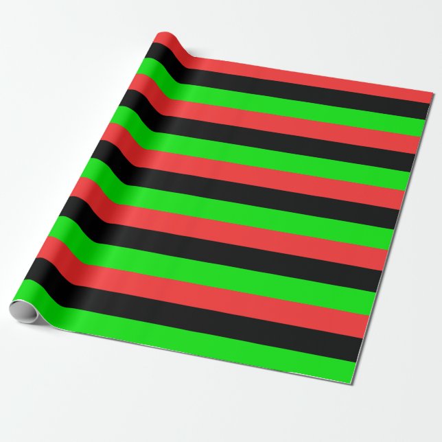 Afrikanische Flagge Geschenkpapier (Ungerollt)