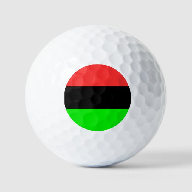 Afrikanische Flagge Golfball (Vorderseite)