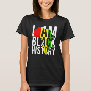 Afrikanische Flagge Ich bin schwarze Geschichte Sc T-Shirt