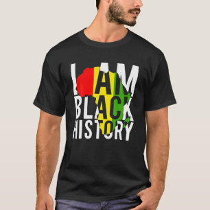 Afrikanische Flagge Ich bin schwarze Geschichte Sc T-Shirt