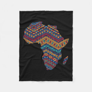 Afrikanische Flagge Kente Tuch schwarzer Stolz Afr Fleecedecke