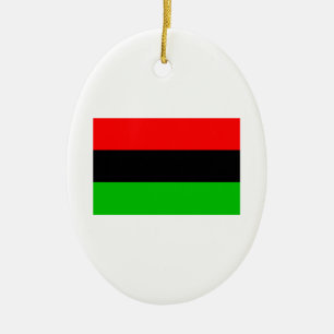 Afrikanische Flagge Keramikornament