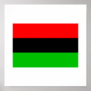 Afrikanische Flagge Poster