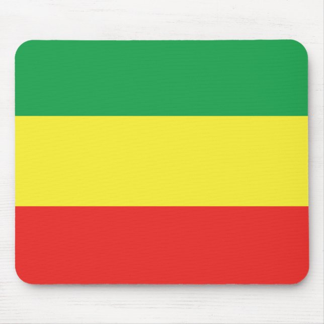 Afrikanische Flaggenfarben Mousepad (Vorne)