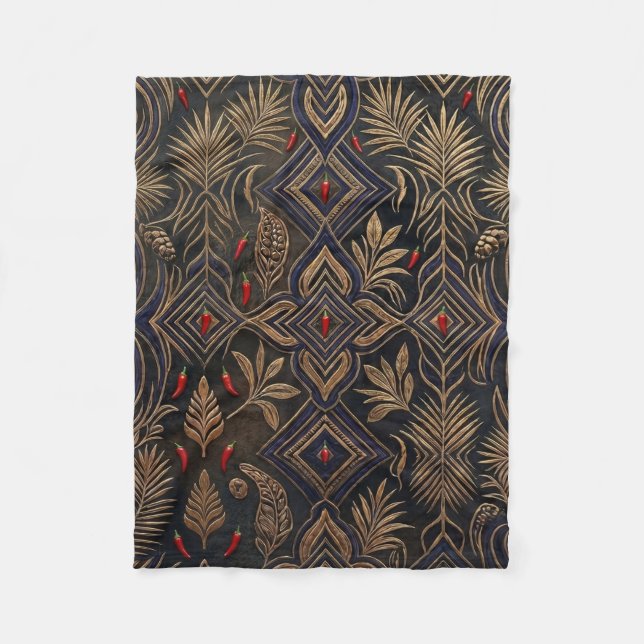 Afrikanische Fleece-Decke Fleecedecke (Vorderseite)
