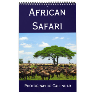 afrikanische Fotosafari 2025 Kalender