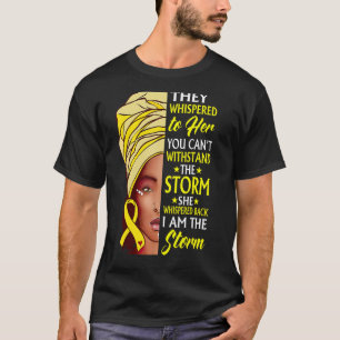 Afrikanische Frau Afro I Am Storm Spina Bifida Awa T-Shirt