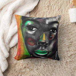 Afrikanische Frau Kissen