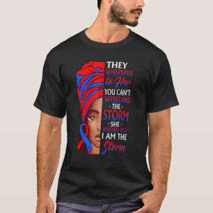 Afrikanische Frau, nachdem ich die Storm-Peripheri T-Shirt