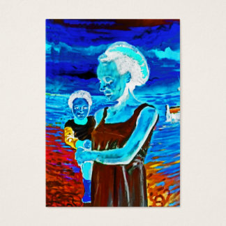 Afrikanische Frau und Kind, Surreal