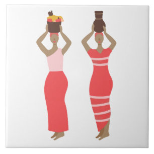afrikanische Frauen Fliese