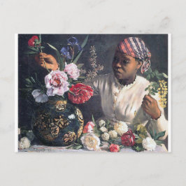 Afrikanische Frauen mit Peonys Postkarte