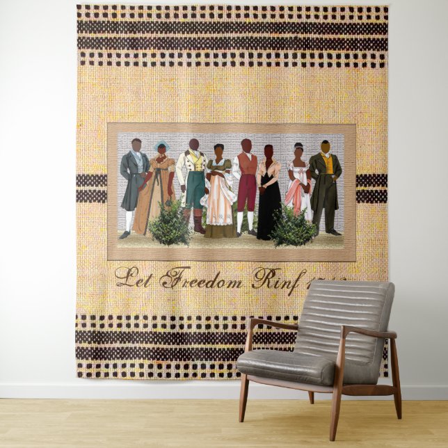 Afrikanische Freiheit Wandteppich (Beispiel)