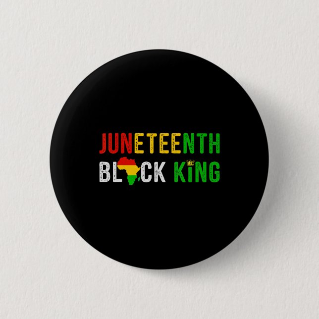 Afrikanische Freiheitsgeschichte - Schwarze Geschi Button (Vorderseite)