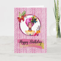 Afrikanische Geburtskarte