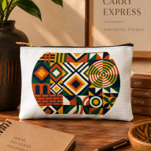 Afrikanische Geometrie Kleine Tasche