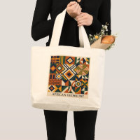 Afrikanische Geometrie-Tasche