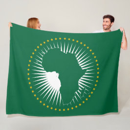 Afrikanische Gewerkschaft-Flagge (Afrika) (Panafri Fleecedecke