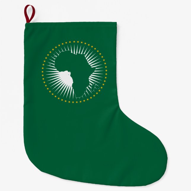 Afrikanische Gewerkschaft-Flagge (Afrika) (Panafri Großer Weihnachtsstrumpf (Vorderseite)