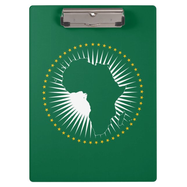 Afrikanische Gewerkschaft-Flagge (Afrika) (Panafri Klemmbrett (Vorderseite)