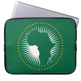 Afrikanische Gewerkschaft-Flagge (Afrika) (Panafri Laptopschutzhülle