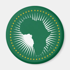 Afrikanische Gewerkschaft-Flagge (Afrika) (Panafri Magnet