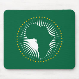 Afrikanische Gewerkschaft-Flagge (Afrika) (Panafri Mousepad