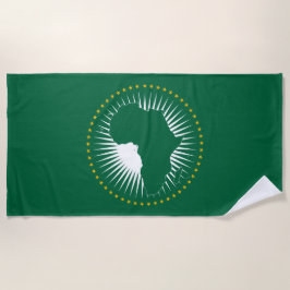 Afrikanische Gewerkschaft-Flagge (Afrika) (Panafri Strandtuch