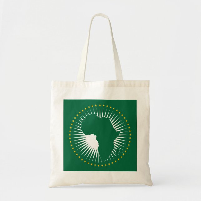 Afrikanische Gewerkschaft-Flagge (Afrika) (Panafri Tragetasche (Vorne)