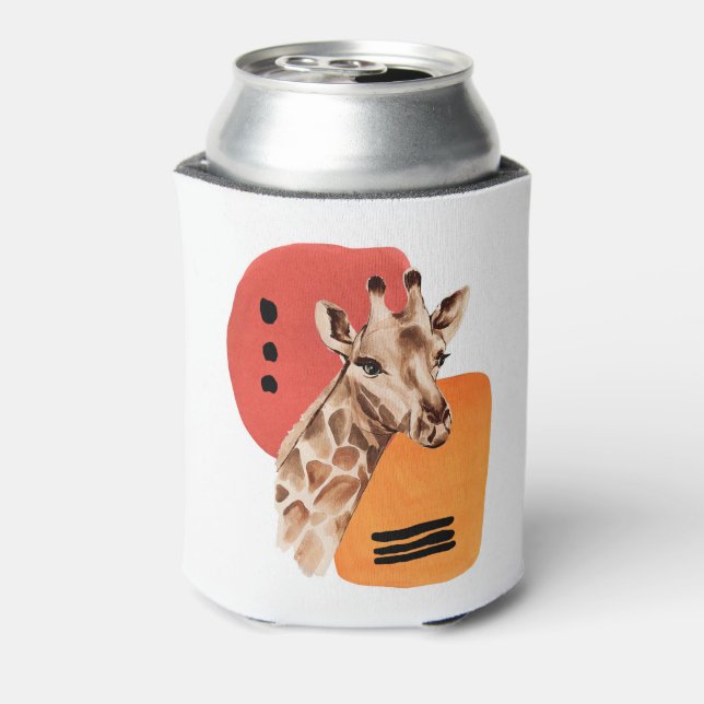 Afrikanische Giraffe Dosenkühler (Kanne Rückseite)