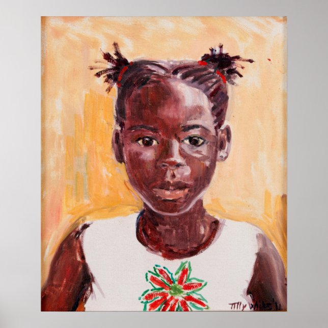Afrikanische Girl Poster (Vorne)