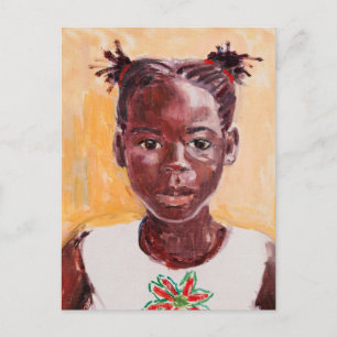 Afrikanische Girl Postkarte