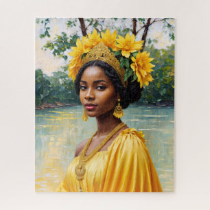 Afrikanische Göttin Oshun Orisha Art Puzzle