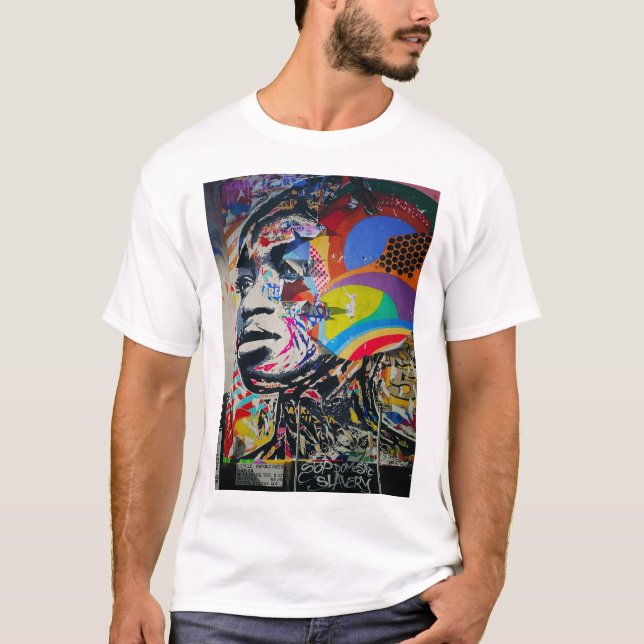 Afrikanische Graffiti-Kunst T-Shirt (Vorderseite)